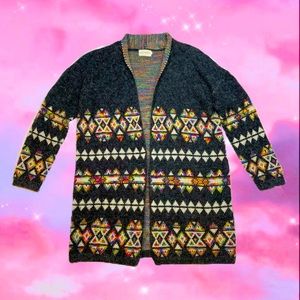 Rainbow Knit Cardigan